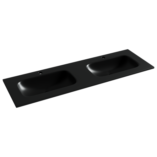 Раковина из сантехнического фарфора Ceramica Nova GRACE CN7022MB 140х50 накладная цвет черный